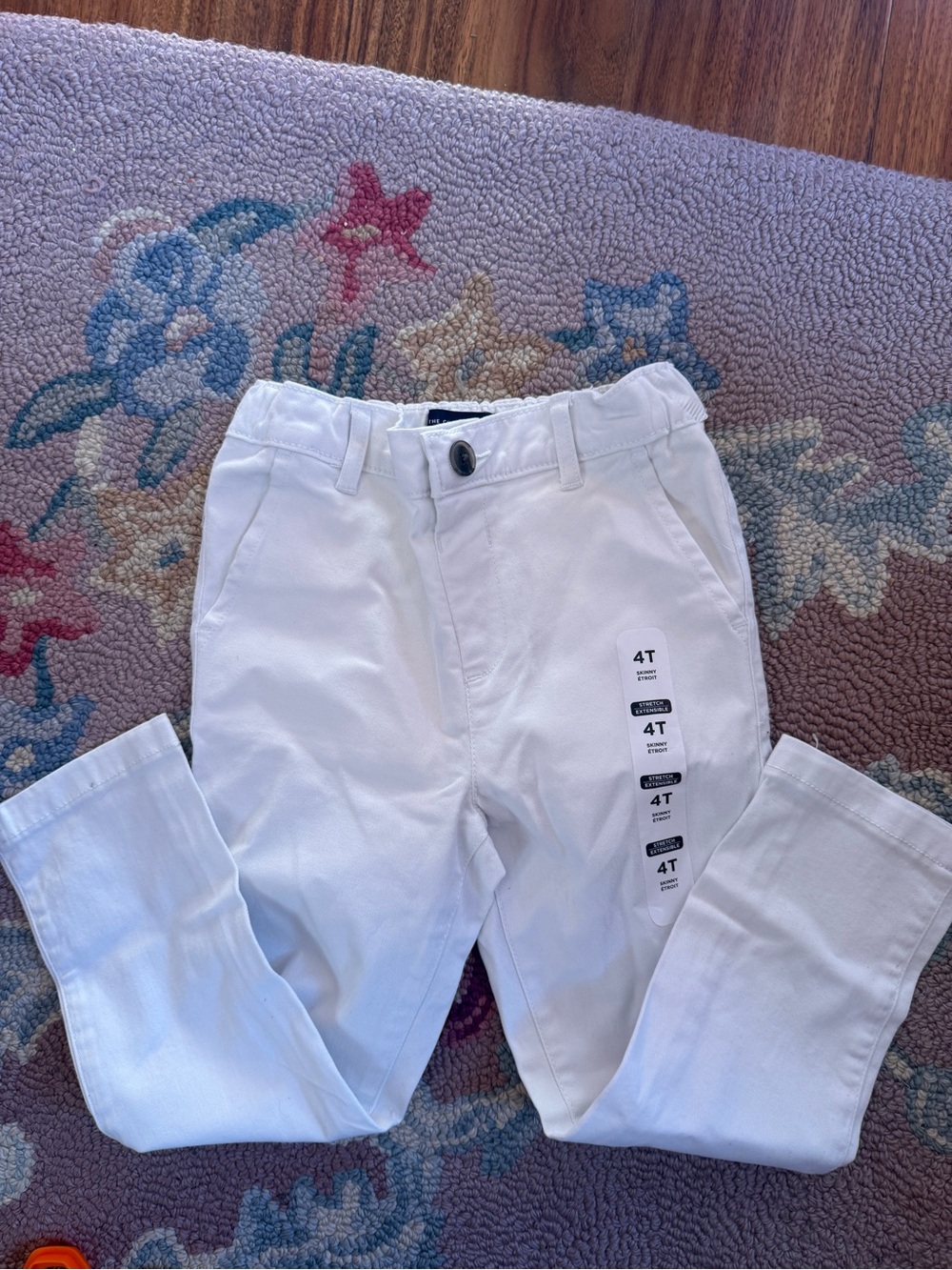 The Children’s Place Girls Toddler White Chino Pants - 4T